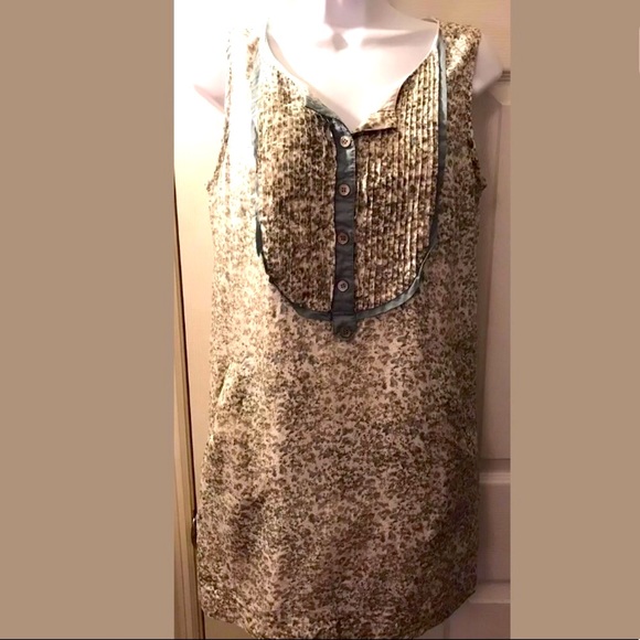 J. CREW Delphinium Dress Mini Floral Silk Cotton Pleated Dainty Flower Pockets - Picture 3 of 9